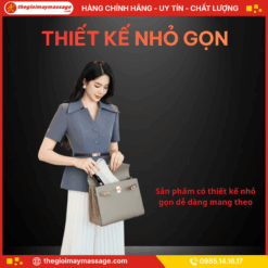 Thiết kế nhỏ gọn, tiện lợi của máy massage cầm tay JAPANI MCT-2516