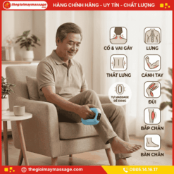 Vị trí massage của máy massage cầm tay JAPANI MCT-4421