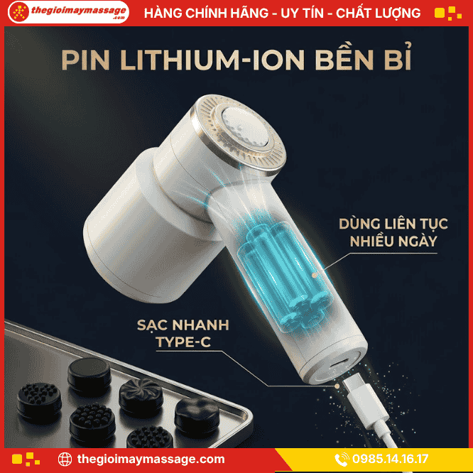 Hiệu suất pin ấn tượng của JAPANI MCT-4456