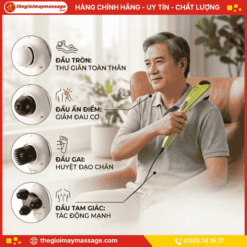 Đầu massage của máy massage cầm tay JAPANI MCT-4519