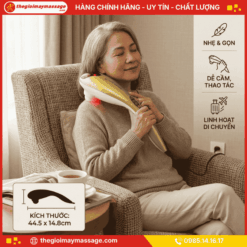 Thiết kế nhỏ gọn, nhẹ và tiện lợi của máy massage cầm tay JAPANI MCT-4519