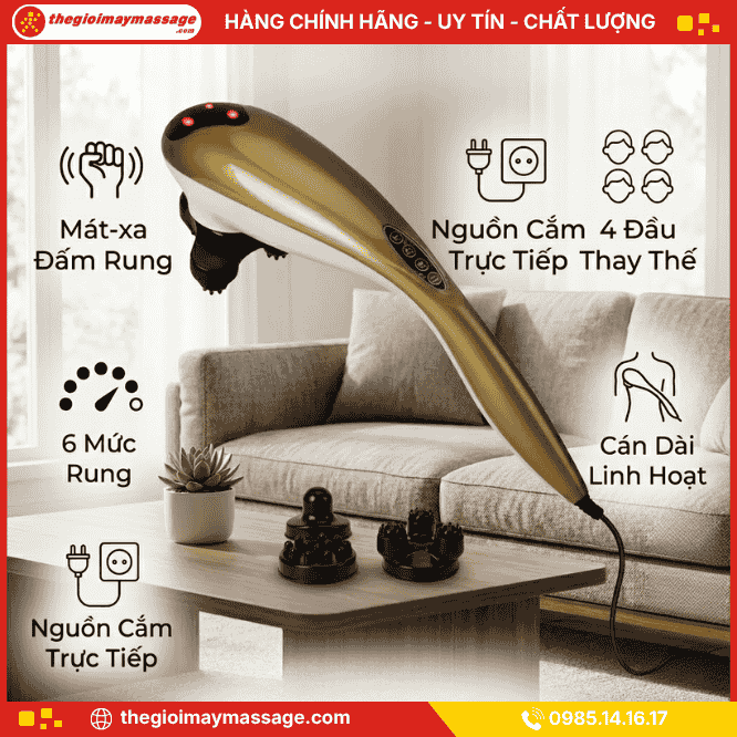 Thông tin sản phẩm máy massage cầm tay JAPANI MDL-5330