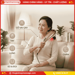 Vị trí massage của máy massage cầm tay JAPANI MDL-5330