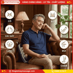 Vị trí massage của máy massage cầm tay JAPANI MDL-5403