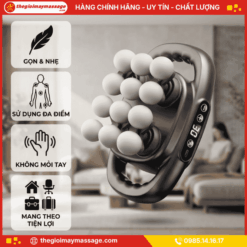 Thiết kế nhỏ gọn, nhẹ và tiện lợi của máy massage cầm tay JAPANI MDL-5403