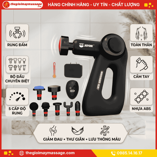 Thông tin sản phẩm máy massage cầm tay JAPANI MDL-5436