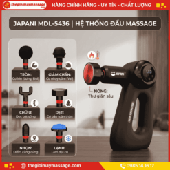 Đầu massage của máy massage cầm tay JAPANI MDL-5436