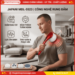 Công nghệ máy massage cầm tay JAPANI MDL-5523