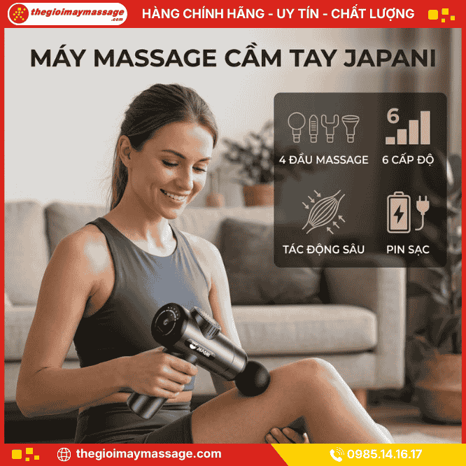 Ưu điểm máy massage cầm tay JAPANI MDL-5597