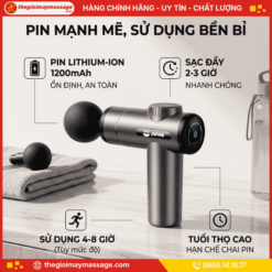 Hiệu suất pin của máy massage cầm tay JAPANI MDL-5597