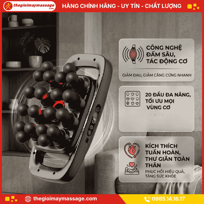 Công nghệ máy massage cầm tay JAPANI MDL-5785