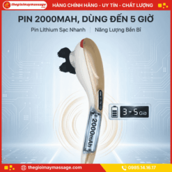 Dung Lượng Pin Của Máy Massage Cầm Tay JAPANI MDN-2675