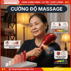 Cường Độ Massage Linh Hoạt Của Máy Massage Cầm Tay JAPANI MDN-4001