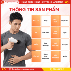 Thông tin sản phẩm máy massage cầm tay JAPANI MCT-2424