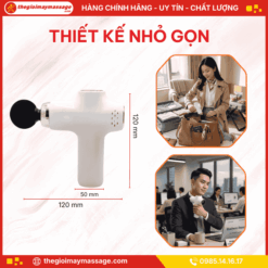 Thiết kế nhỏ gọn, nhẹ và tiện lợi của máy massage cầm tay JAPANI MCT-2424