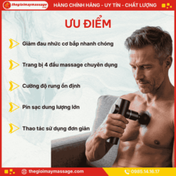 Ưu điểm máy massage cầm tay JAPANI MCT-3169