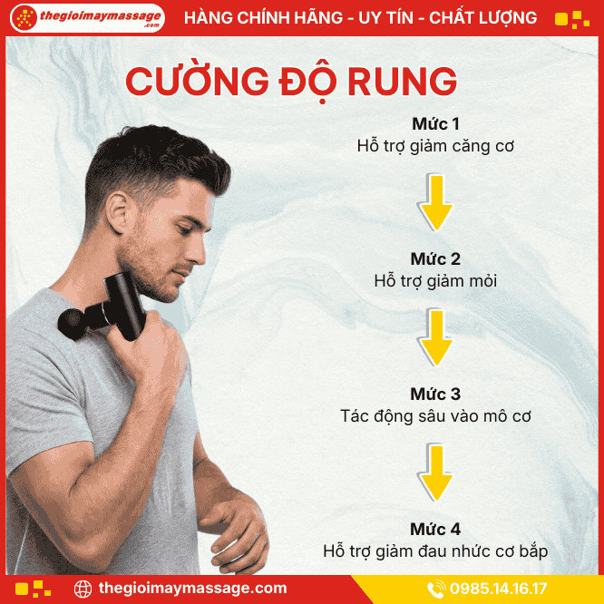 may-massage-camtay-japani-mct-3169-5 Cường độ rung của máy massage cầm tay JAPANI MCT-3169