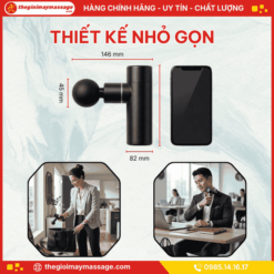 Thiết kế nhỏ gọn, nhẹ và tiện lợi của máy massage cầm tay JAPANI MCT-3169