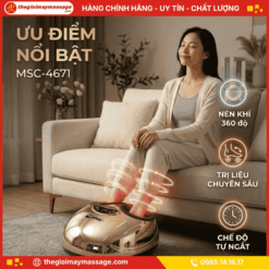 Ưu điểm nổi bật của máy massage chân JAPANI MSC-4671