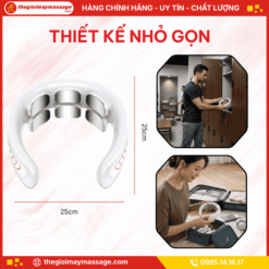 Thiết kế nhỏ gọn, nhẹ và tiện lợi của máy mát xa cổ vai gáy JAPANI CVG-1964