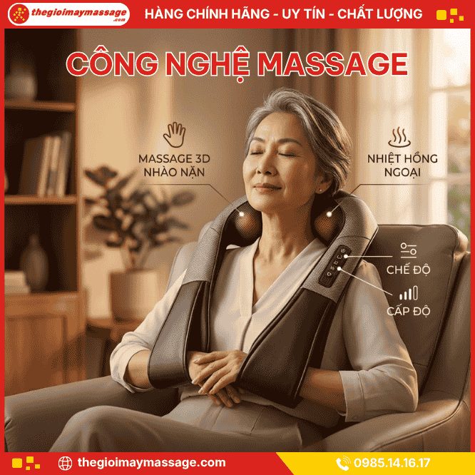 Công nghệ máy massage cổ vai gáy JAPANI CVG-1979