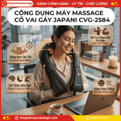 Công dụng đa năng cổ vai gáy của máy massage JAPANI CVG-2584