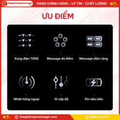 Ưu điểm máy massage cổ vai gáy JAPANI CVG-3146