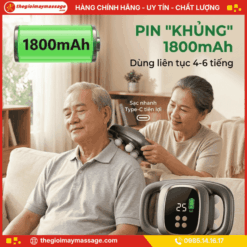 Hiệu Suất Pin của máy massage cầm tay đa năng JAPANI MDN-4870