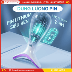 Hiệu suất pin bền bỉ và vượt trội của máy mát xa đa năng JAPANI MDN-2613