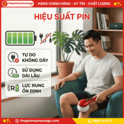 Hiệu suất pin của máy massage đa năng JAPANI MDN-4468