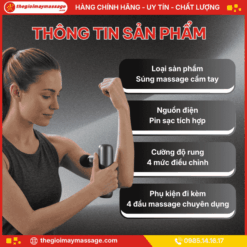 Thông tin sản phẩm máy massage không dây JAPANI MCT-2330