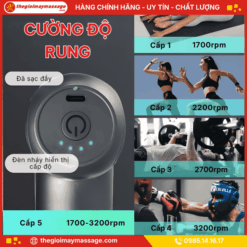 Cường độ rung của máy massage không dây JAPANI MCT-2330