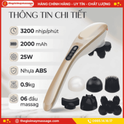 Thông tin chi tiết về máy massage lưng cầm tay JAPANI MDL-5484