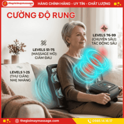 Cường độ rung của máy massage toàn thân cầm tay JAPANI MCT-2532