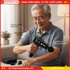 Cường Độ Massage Linh Hoạt & Màn Hình LED Hiện Đại