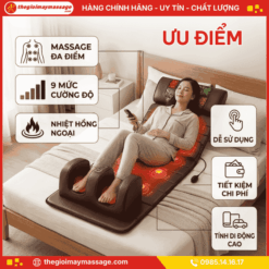 Ưu điểm nệm massage toàn thân JAPANI MDN-4337