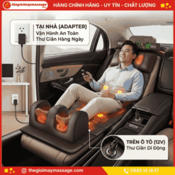 Nguồn điện của nệm massage toàn thân JAPANI MDN-4337