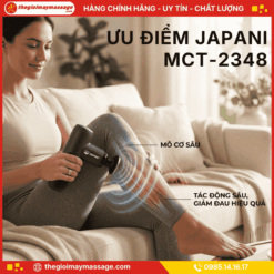 Ưu điểm của Súng massage JAPANI MCT-2348
