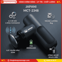 Thông Tin Chi Tiết Sản Phẩm Máy Massage Cầm Tay JAPANI MCT-2348